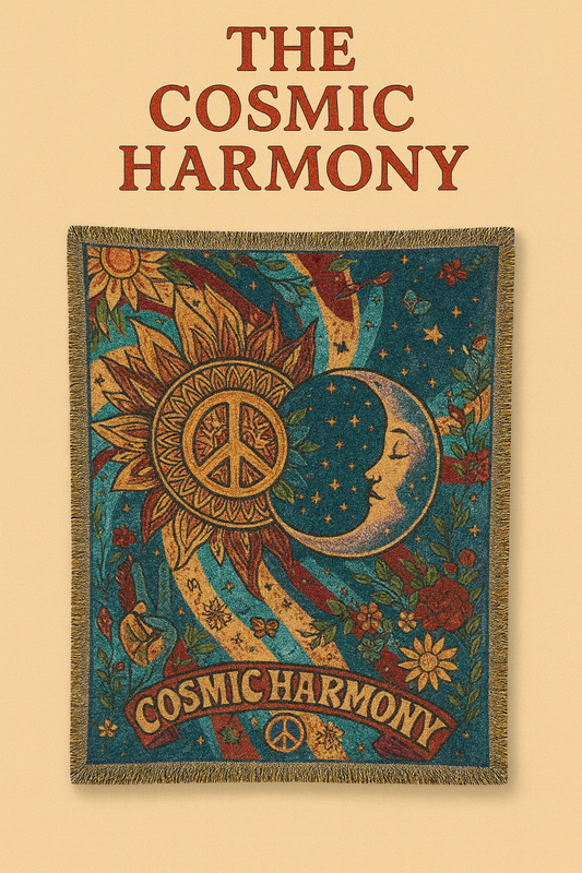 Cosmic Harmony Blanket 52” x 37”